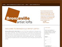 Tablet Screenshot of bronzeville-artist-lofts.com